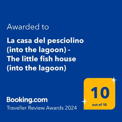 Certificato, attestato, insegna o altro documento esposto da La casa del pesciolino (into the lagoon) - The little fish house (into the lagoon)