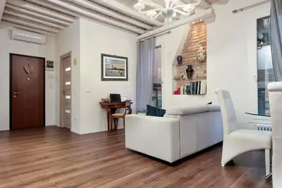 Area soggiorno di SARA S LUXURY HOME five minutes from Piazza San Marco