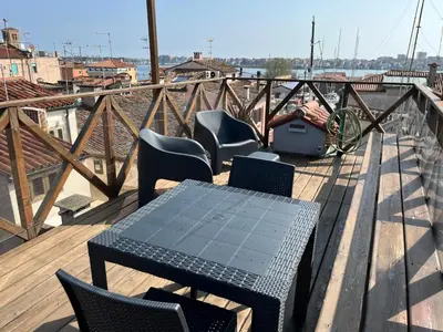 Balcone o terrazza di Altana Deluxe Apart