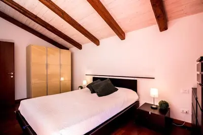 Letto o letti in una camera di Ca’ Orti
