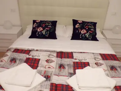 Letto o letti in una camera di Casa Venier