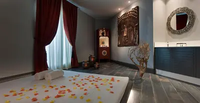 Letto o letti in una camera di Tritone LUXURY HOTEL THERMAE & SPA