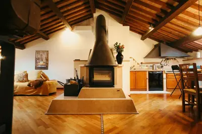 Cucina o angolo cottura di Attico Baggio