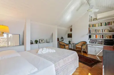 Letto o letti in una camera di ֍ Splendido Attico - Arsenale - con Terrazza ֍