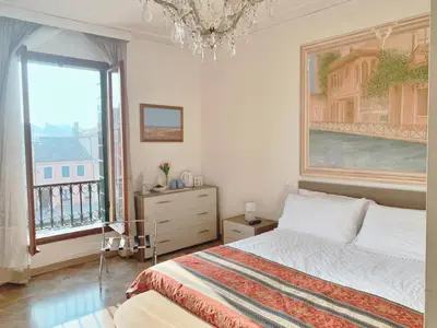 Letto o letti in una camera di Venezia Canal View