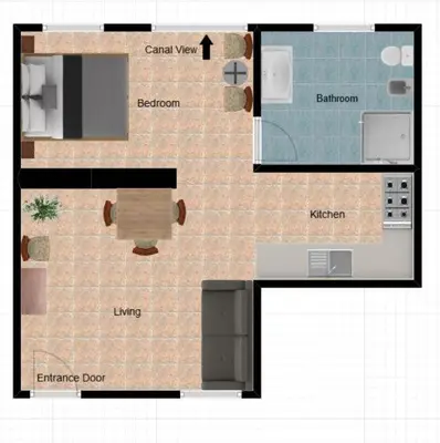 Planimetria di Nice Venice Apartments in San Marco