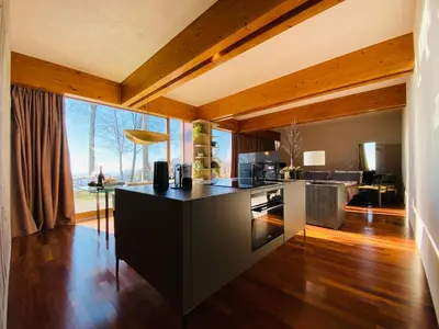 Cucina o angolo cottura di Dal Gheppio - Nido con vista