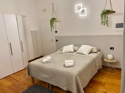 Letto o letti in una camera di Greenview