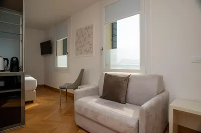 Area soggiorno di Padova Suites C20