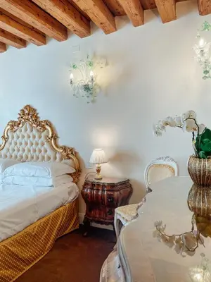 Letto o letti in una camera di Ai Savi di Venezia