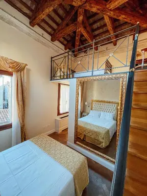 Letto o letti in una camera di Ai Savi di Venezia
