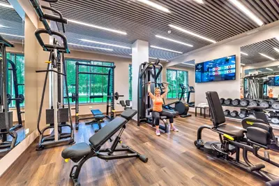 Palestra o centro fitness di Hotel Premiere Abano