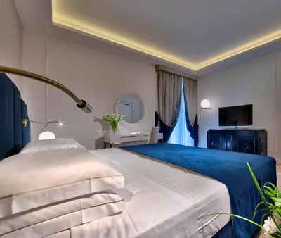 Letto o letti in una camera di Hotel Premiere Abano