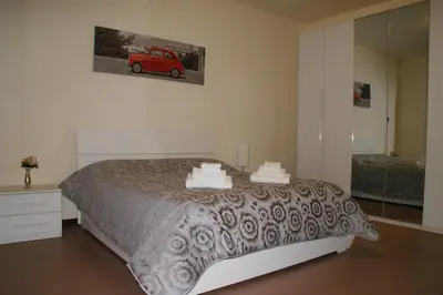 Letto o letti in una camera di Casa Anna Ponte di Brenta Padova Est