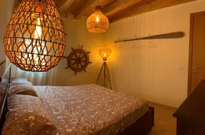 Letto o letti in una camera di Casa Duse Vista Laguna