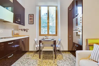 Cucina o angolo cottura di Accogliente appartamento a Dorsoduro con GIARDINO!