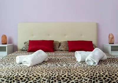 Letto o letti in una camera di B&B Diana