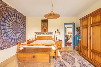 Letto o letti in una camera di Casa Felice