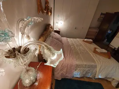 Letto o letti in una camera di B&B Chez Elisabeth