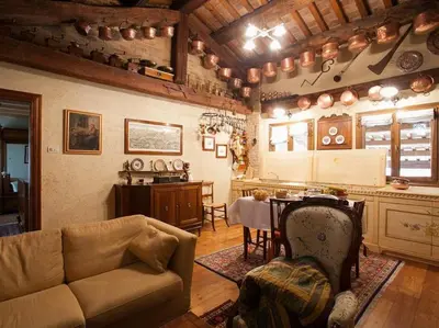 Area soggiorno di B&B Asolo Casapagnano