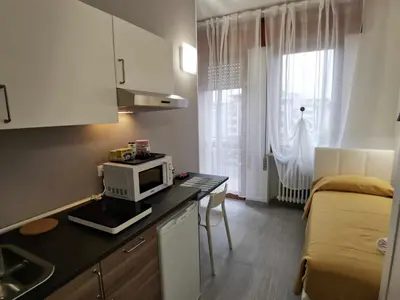 Cucina o angolo cottura di Casa Belfiore Vicenza Via Medici 17