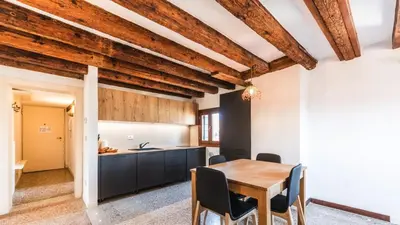Cucina o angolo cottura di Residenza Al Mercato Grand Canal