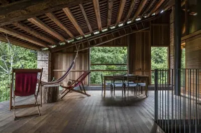 Planimetria di Modern Farmhouse in Pagnano Italy near Forest