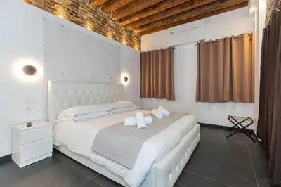 Letto o letti in una camera di Giorgiapartaments Black exclusive