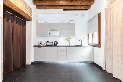Cucina o angolo cottura di Giorgiapartaments Black exclusive