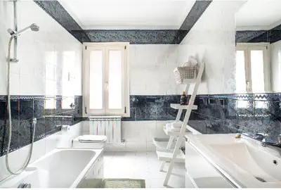 Bagno di Casa Bastianello favolosa vista sul Canale Vena