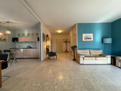 Area soggiorno di Villa Irene Apartments