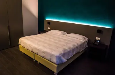 Letto o letti in una camera di Venice Terminal Apartments & Suites