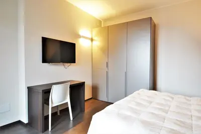 TV o dispositivi per l'intrattenimento presso Venice Terminal Apartments & Suites