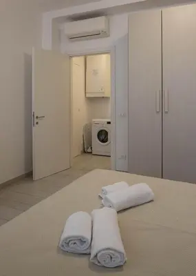 Letto o letti in una camera di Corte del Tintor Apartments