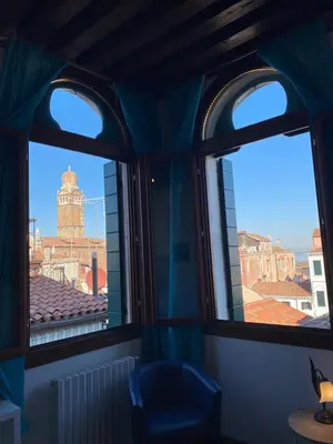 Area soggiorno di TINTORETTO VISTA REAL VENICE