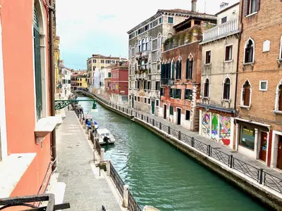 Vista sul fiume nelle vicinanze dell'appartamento