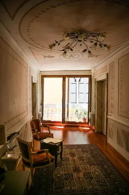 Area soggiorno di Hidden Gem in Venice