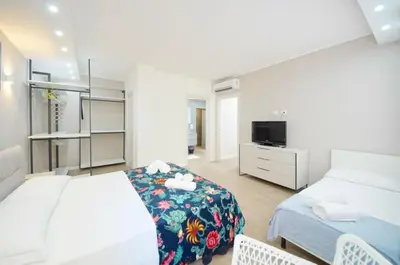 Letto o letti in una camera di Venezia center Ca' Corte Paludo WI-FI Fibre