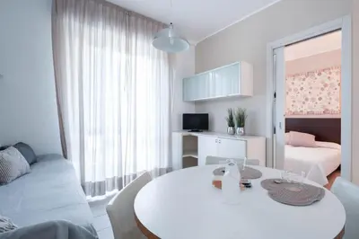 Letto o letti in una camera di El Palmar Fronte Mare