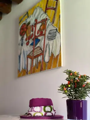 Area soggiorno di Corte Coppo Deluxe Apartment
