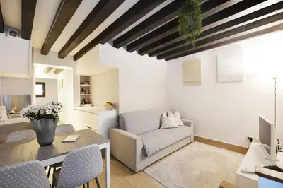 Area soggiorno di Casanova Flat