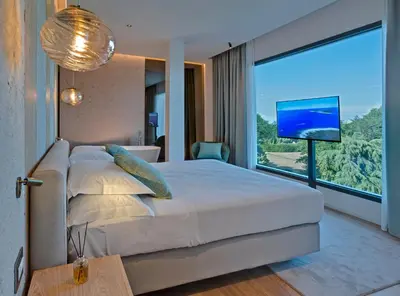 Letto o letti in una camera di Hotel Terme Neroniane