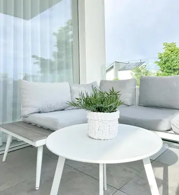 Area soggiorno di Apartment Luma with Pool