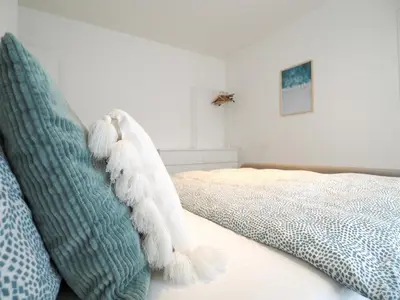 Letto o letti in una camera di Apartment Luma with Pool
