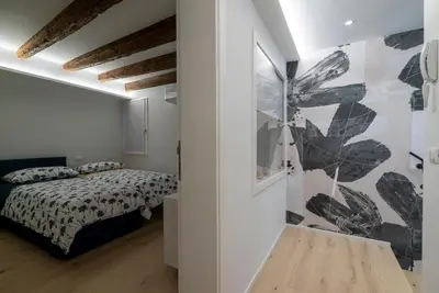 Letto o letti in una camera di San Stae Glamour