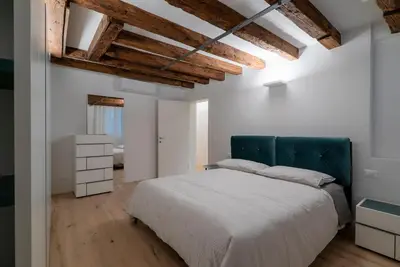 Letto o letti in una camera di San Stae Glamour