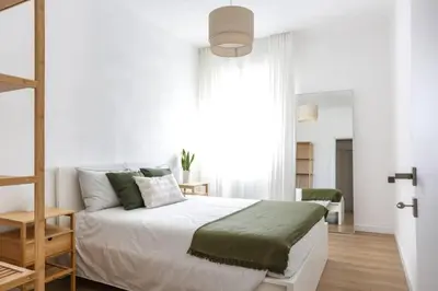 Letto o letti in una camera di Tommy's Flat
