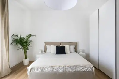 Letto o letti in una camera di Tommy's Flat