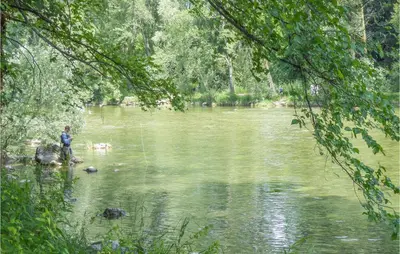 Vista sul fiume nelle vicinanze dell'appartamento