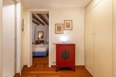 Letto o letti in una camera di Ca' Meraviglia